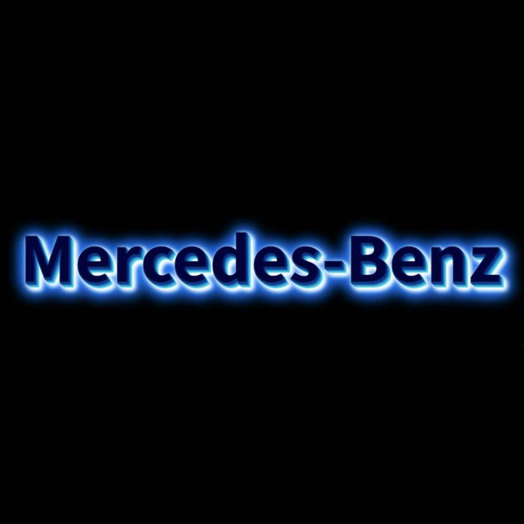 LUCI PROIETTORI LOGO MERCEDES BENZ Nr.03 (quantità 1 = 1 set / 2 luci porta)