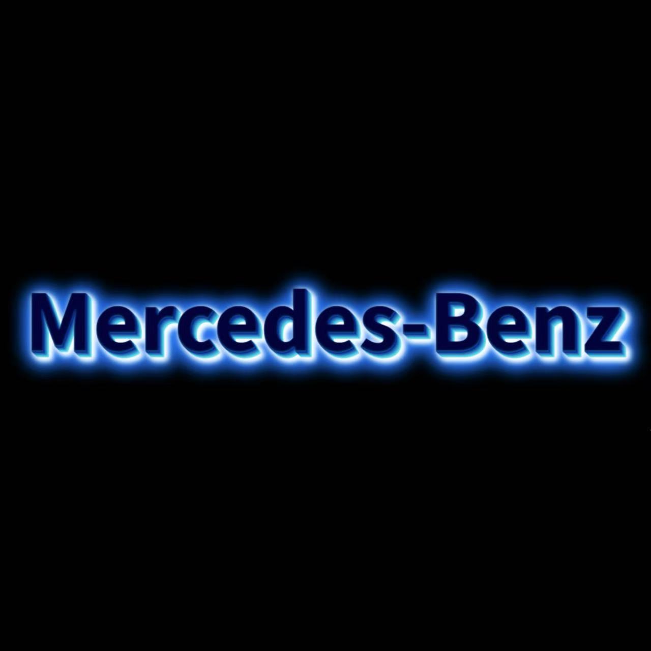 أضواء بروجكتور شعار MERCEDES BENZ رقم 03 (الكمية 1 = 1 مجموعة / 2 أضواء باب)