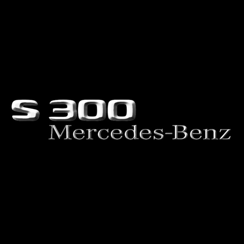 MERCEDES BENZ LOGO PROJECTOT LIGHTS Nr.03 (Menge 1 = 1 Sätze/2 Türleuchten)