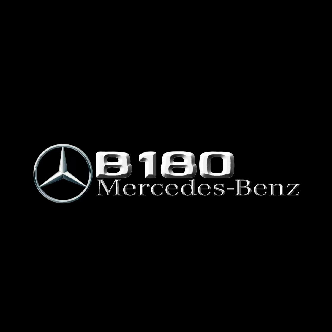 LUCI PROIETTORI LOGO MERCEDES BENZ Nr.03 (quantità 1 = 1 set / 2 luci porta)