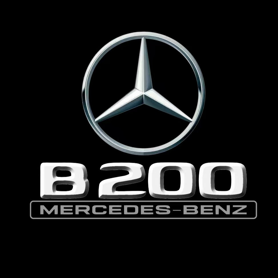 LUCI PROIETTORI LOGO MERCEDES BENZ Nr.03 (quantità 1 = 1 set / 2 luci porta)