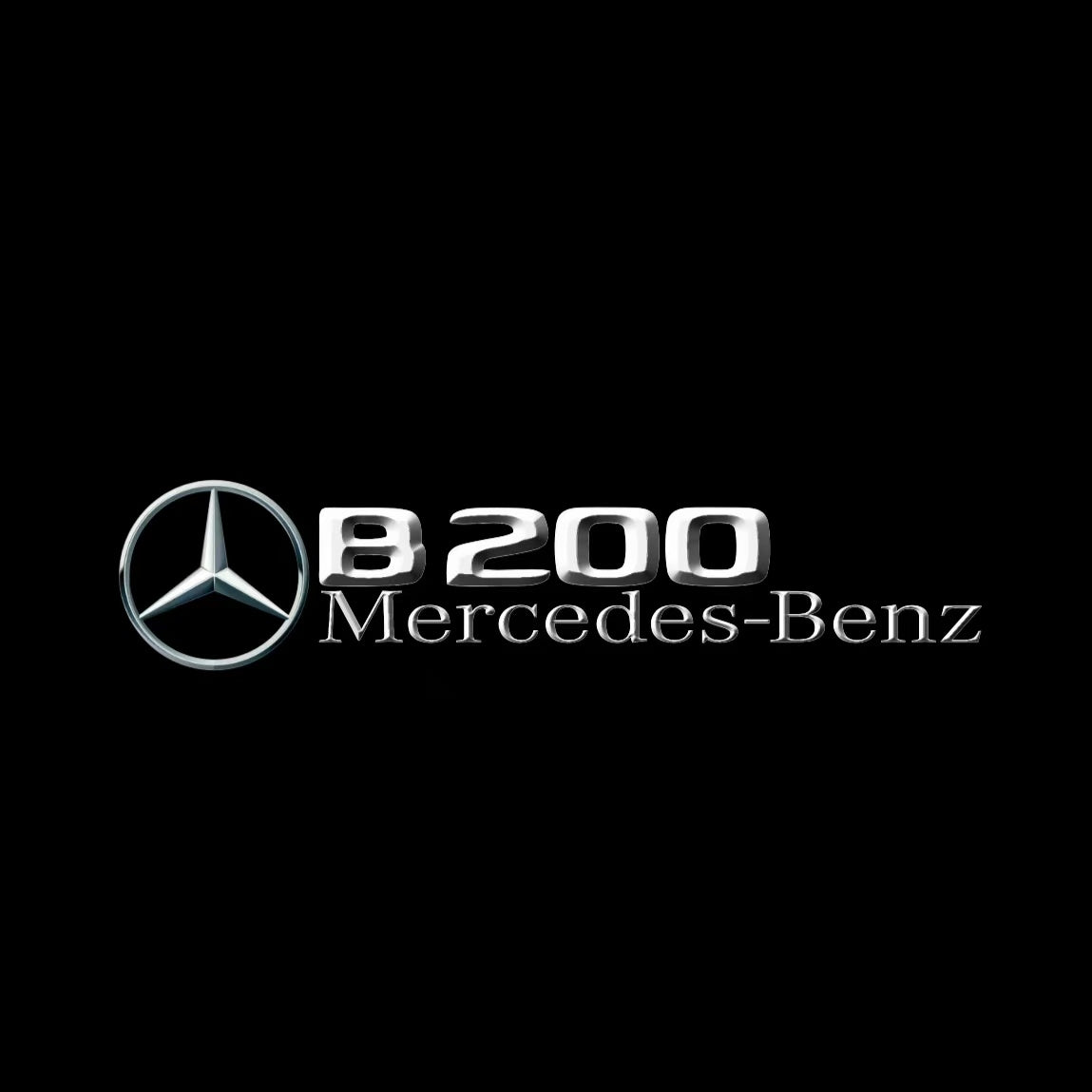 LUCI PROIETTORI LOGO MERCEDES BENZ Nr.03 (quantità 1 = 1 set / 2 luci porta)