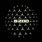 MERCEDES BENZ LOGO PROJECTOT LIGHTS Nr.03 (Menge 1 = 1 Sätze/2 Türleuchten)