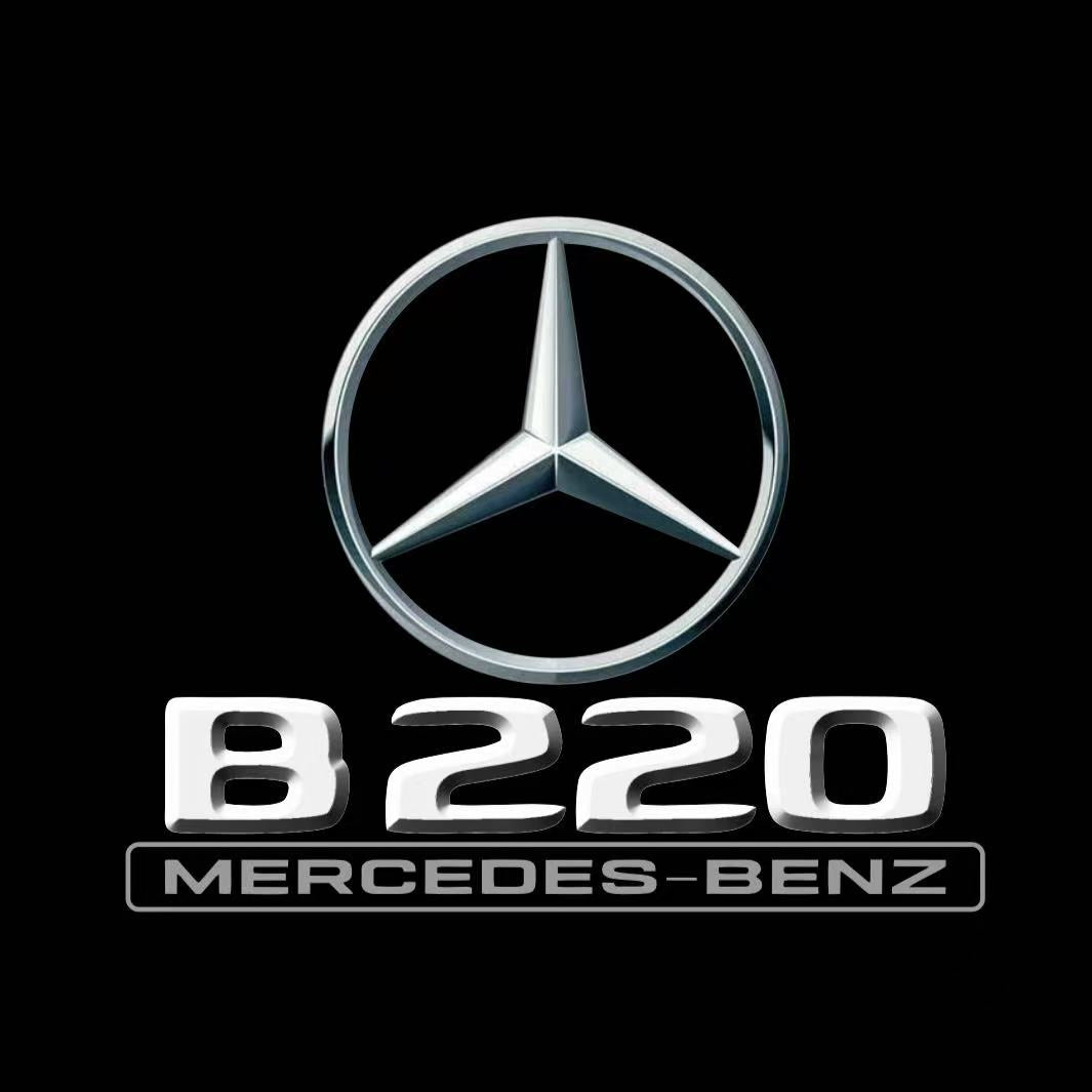 LUCI PROIETTORI LOGO MERCEDES BENZ Nr.03 (quantità 1 = 1 set / 2 luci porta)