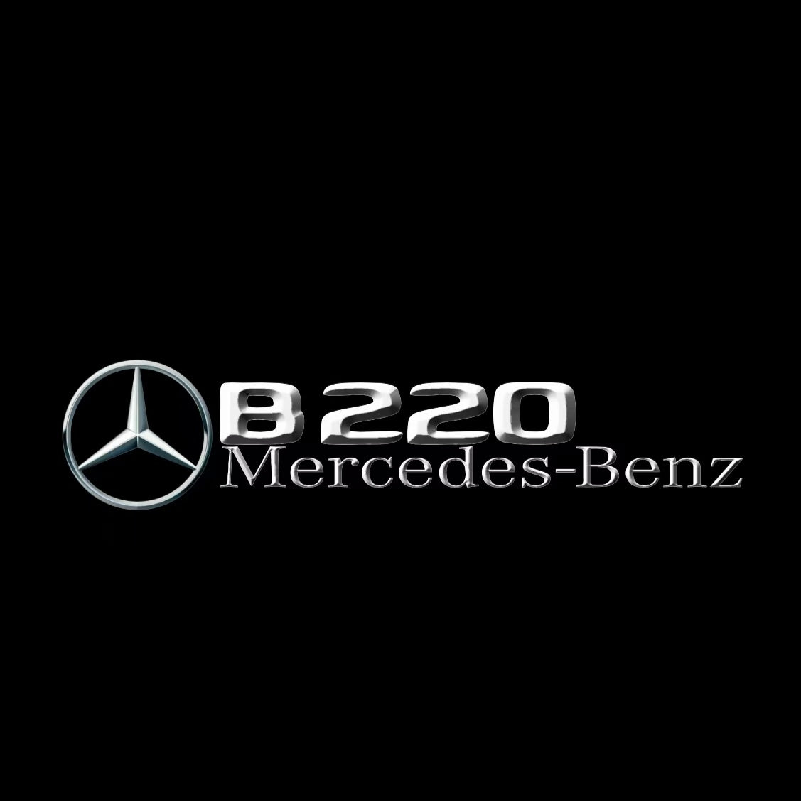 LUCI PROIETTORI LOGO MERCEDES BENZ Nr.03 (quantità 1 = 1 set / 2 luci porta)