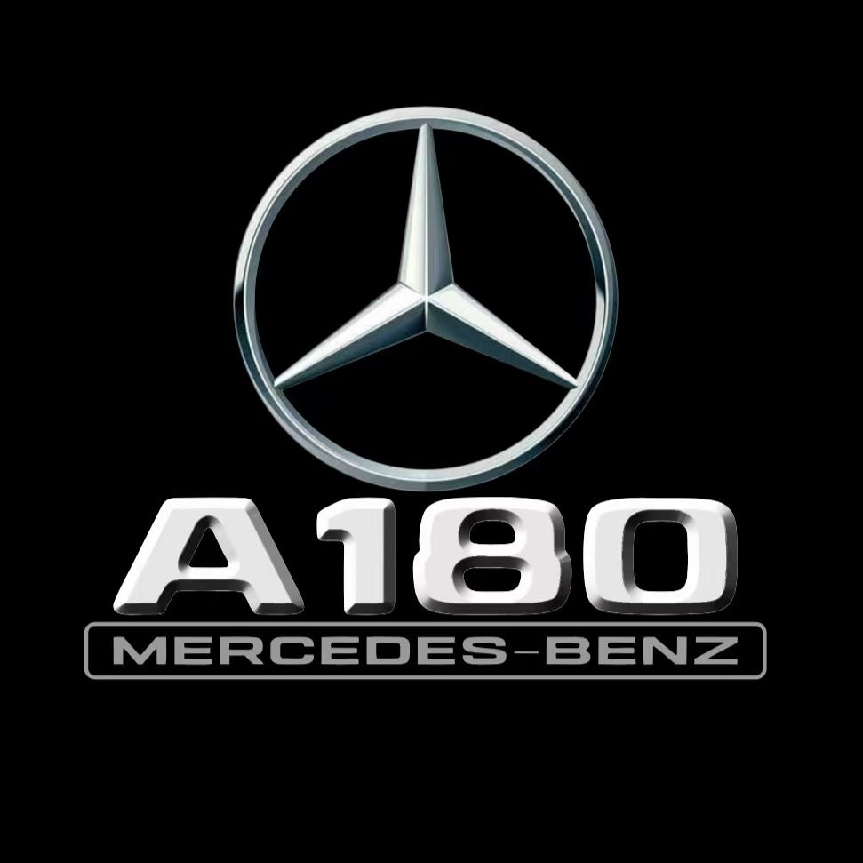 أضواء بروجكتور شعار MERCEDES BENZ رقم 03 (الكمية 1 = 1 مجموعة / 2 أضواء باب)
