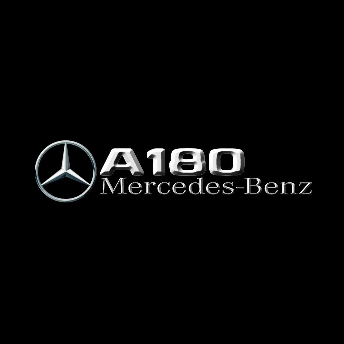 MERCEDES BENZ LOGO PROJECTOT LIGHTS Nr.03 (Menge 1 = 1 Sätze/2 Türleuchten)