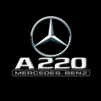 أضواء بروجكتور شعار MERCEDES BENZ رقم 03 (الكمية 1 = 1 مجموعة / 2 أضواء باب)