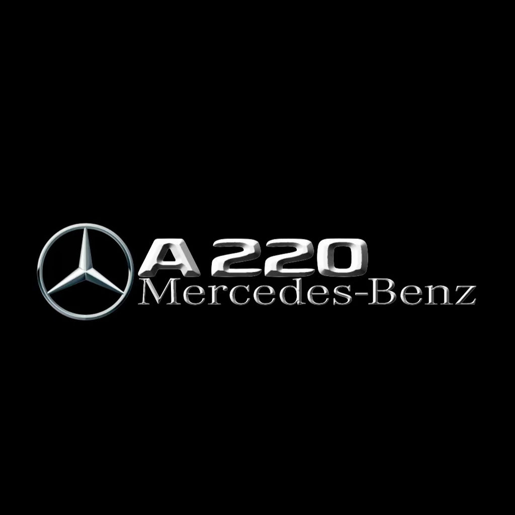 MERCEDES BENZ LOGO PROJECTOT LIGHTS Nr.03 (cantidad 1 = 1 juego/2 luces de puerta)