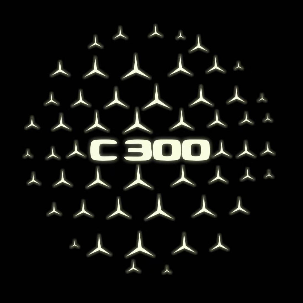 LUCI PROIETTORI LOGO MERCEDES BENZ Nr.03 (quantità 1 = 1 set / 2 luci porta)