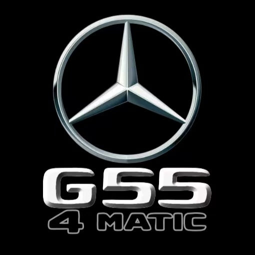 LUCI PROIETTORI LOGO MERCEDES BENZ Nr.03 (quantità 1 = 1 set / 2 luci porta)