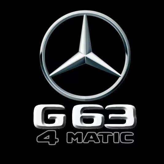 LUCI PROIETTORI LOGO MERCEDES BENZ Nr.03 (quantità 1 = 1 set / 2 luci porta)