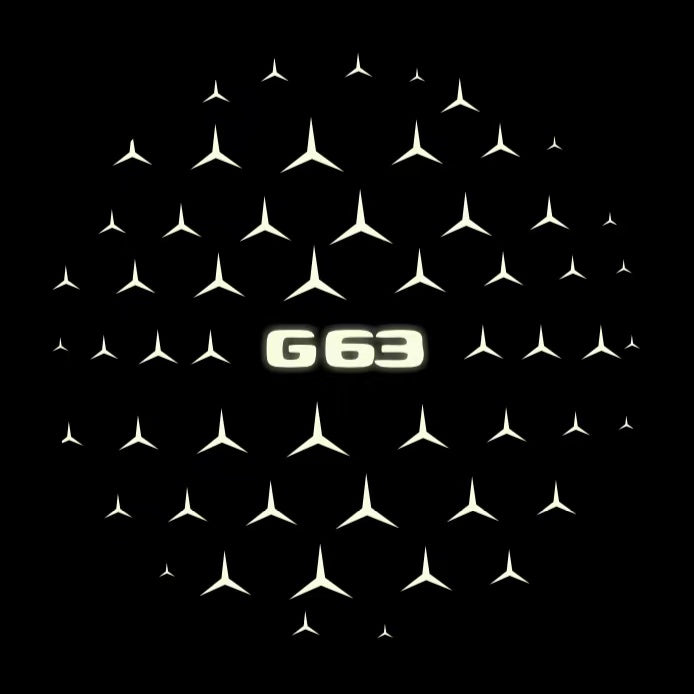 LUCI PROIETTORI LOGO MERCEDES BENZ Nr.03 (quantità 1 = 1 set / 2 luci porta)