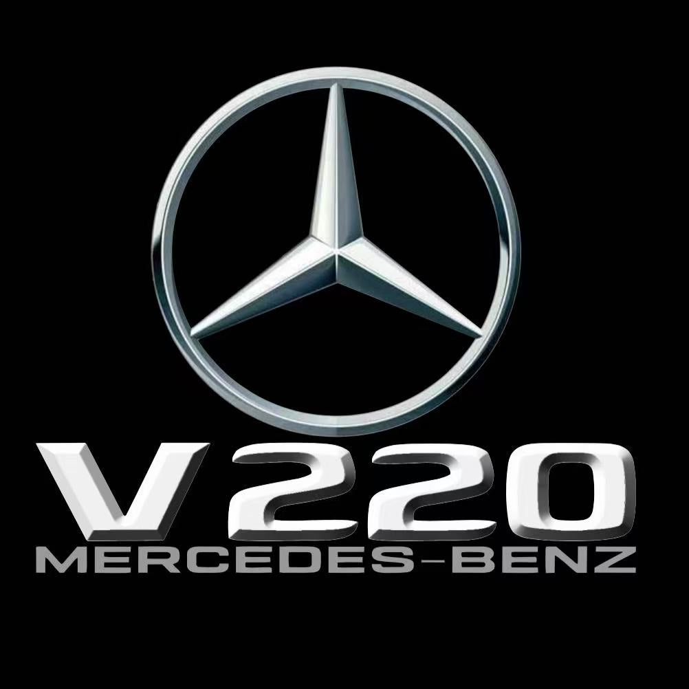MERCEDES BENZ LOGO PROJECTOT LIGHTS Nr.03 (Menge 1 = 1 Sätze/2 Türleuchten)