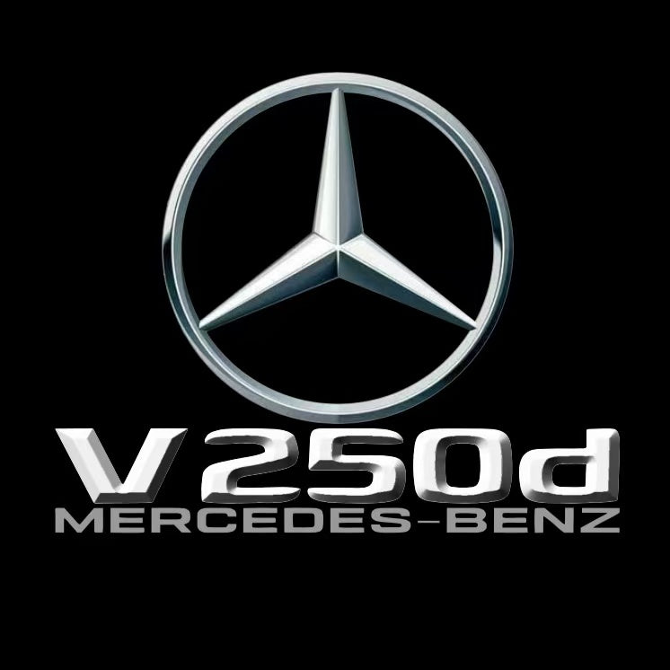 MERCEDES BENZ LOGO PROJECTOT LIGHTS Nr.03 (Menge 1 = 1 Sätze/2 Türleuchten)