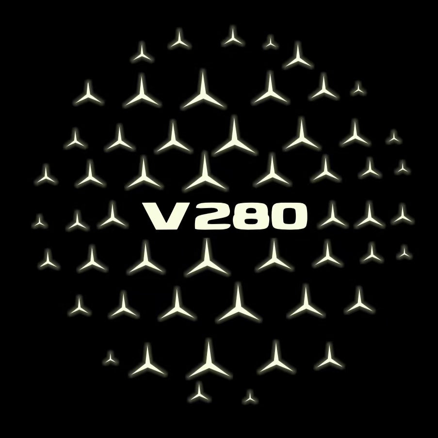 MERCEDES BENZ LOGO PROJECTOT LIGHTS Nr.03 (Menge 1 = 1 Sätze/2 Türleuchten)