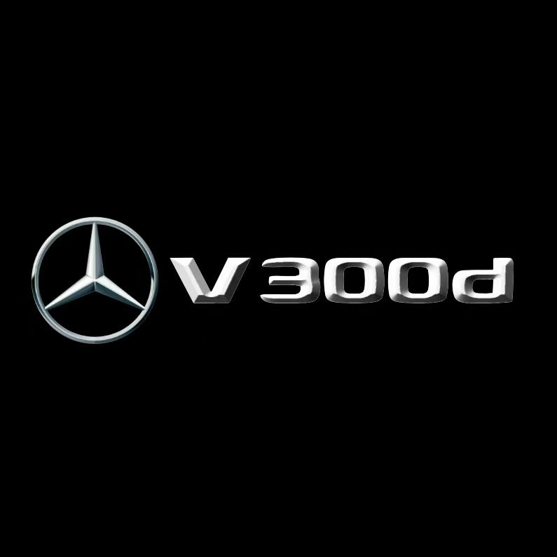 MERCEDES BENZ LOGO PROJECTOT LIGHTS Nr.03 (Menge 1 = 1 Sätze/2 Türleuchten)