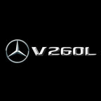 LUCI PROIETTORI LOGO MERCEDES BENZ Nr.03 (quantità 1 = 1 set / 2 luci porta)
