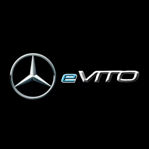LUCI PROIETTORI LOGO MERCEDES BENZ Nr.03 (quantità 1 = 1 set / 2 luci porta)
