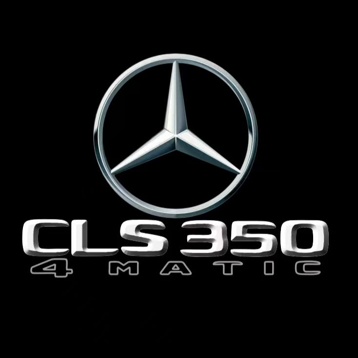 LUCI PROIETTORI LOGO MERCEDES BENZ Nr.03 (quantità 1 = 1 set / 2 luci porta)