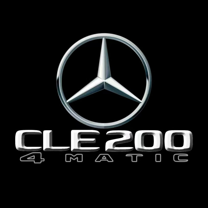 LUCI PROIETTORI LOGO MERCEDES BENZ Nr.03 (quantità 1 = 1 set / 2 luci porta)