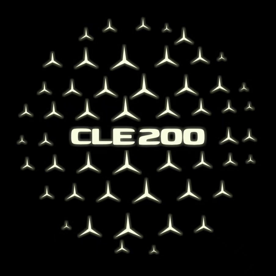 LUCI PROIETTORI LOGO MERCEDES BENZ Nr.03 (quantità 1 = 1 set / 2 luci porta)