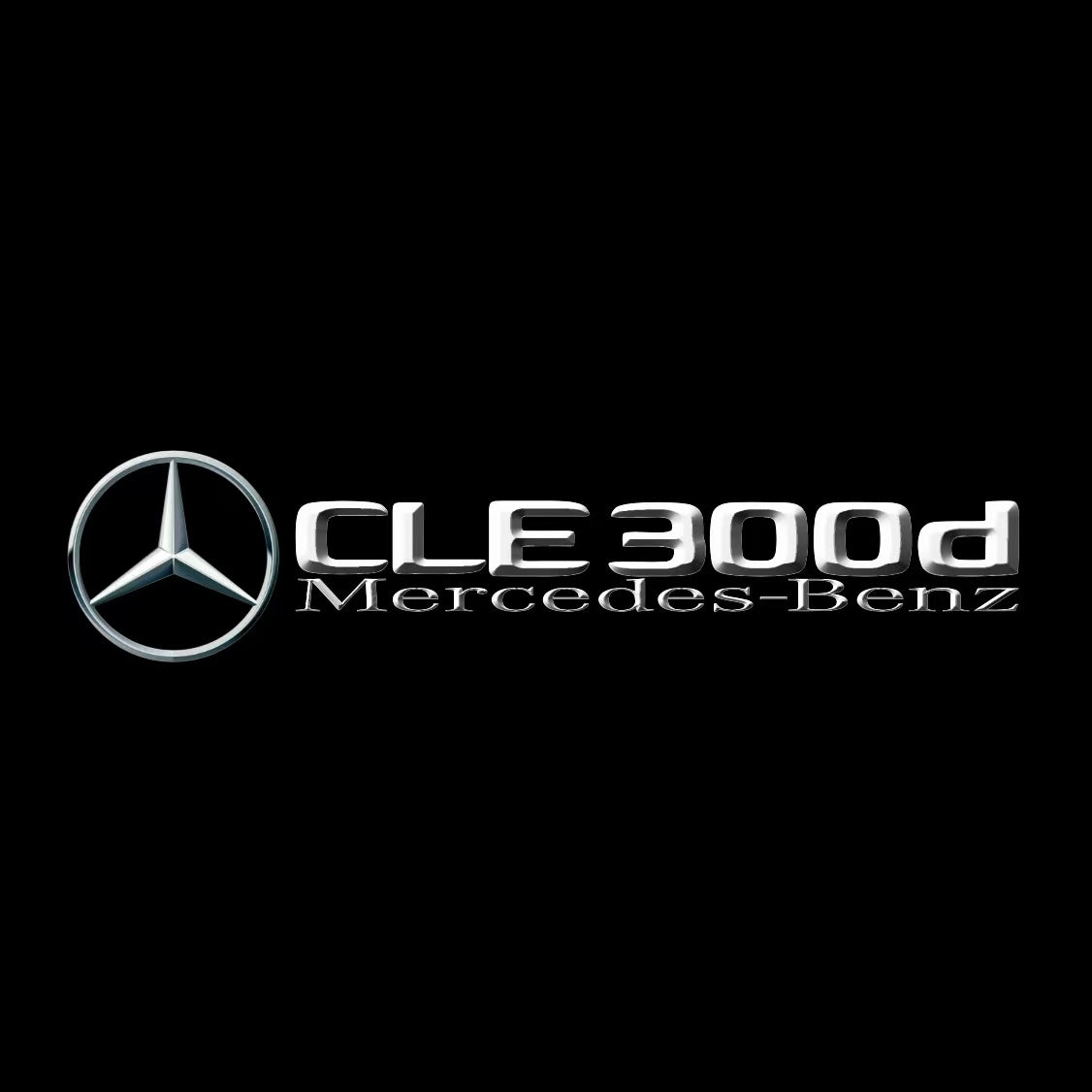 LUCI PROIETTORI LOGO MERCEDES BENZ Nr.03 (quantità 1 = 1 set / 2 luci porta)
