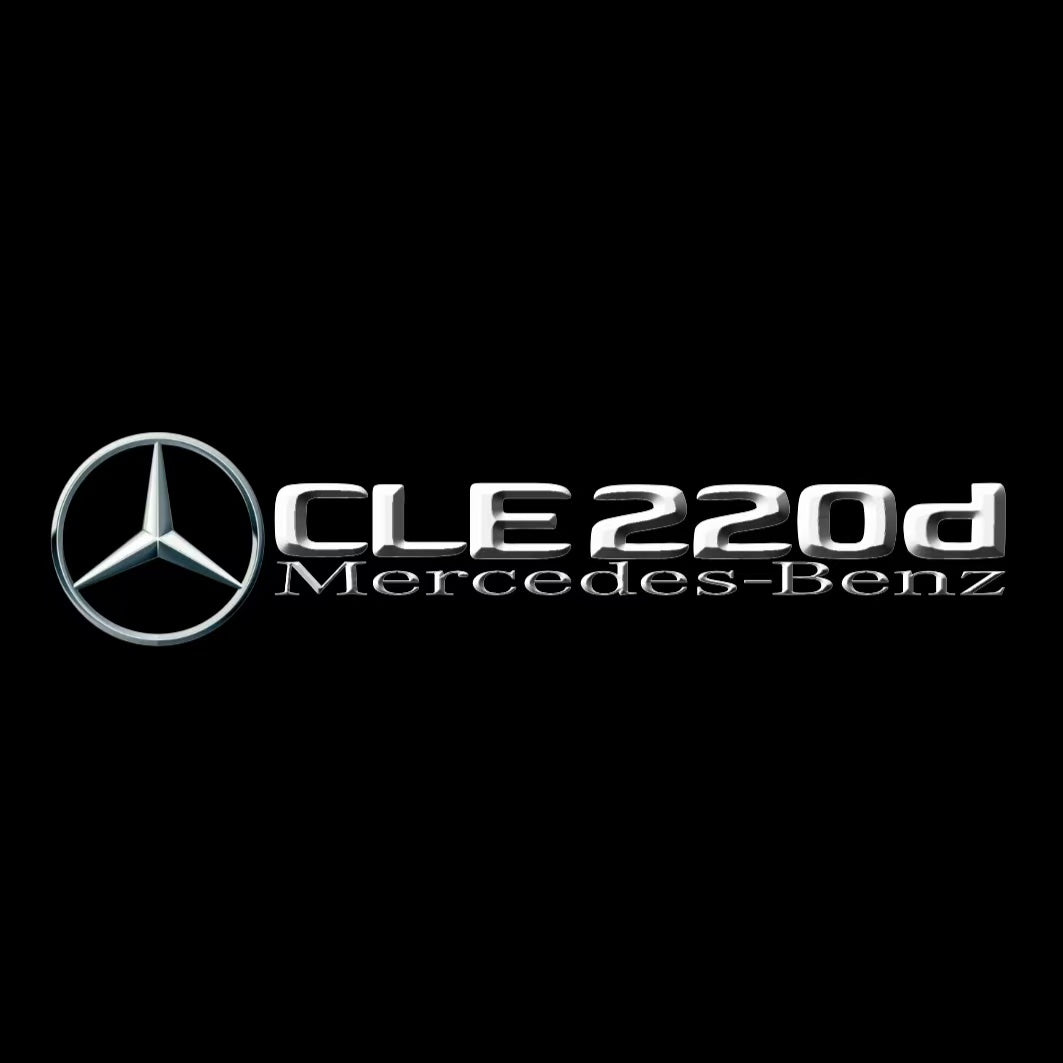 LUCI PROIETTORI LOGO MERCEDES BENZ Nr.03 (quantità 1 = 1 set / 2 luci porta)