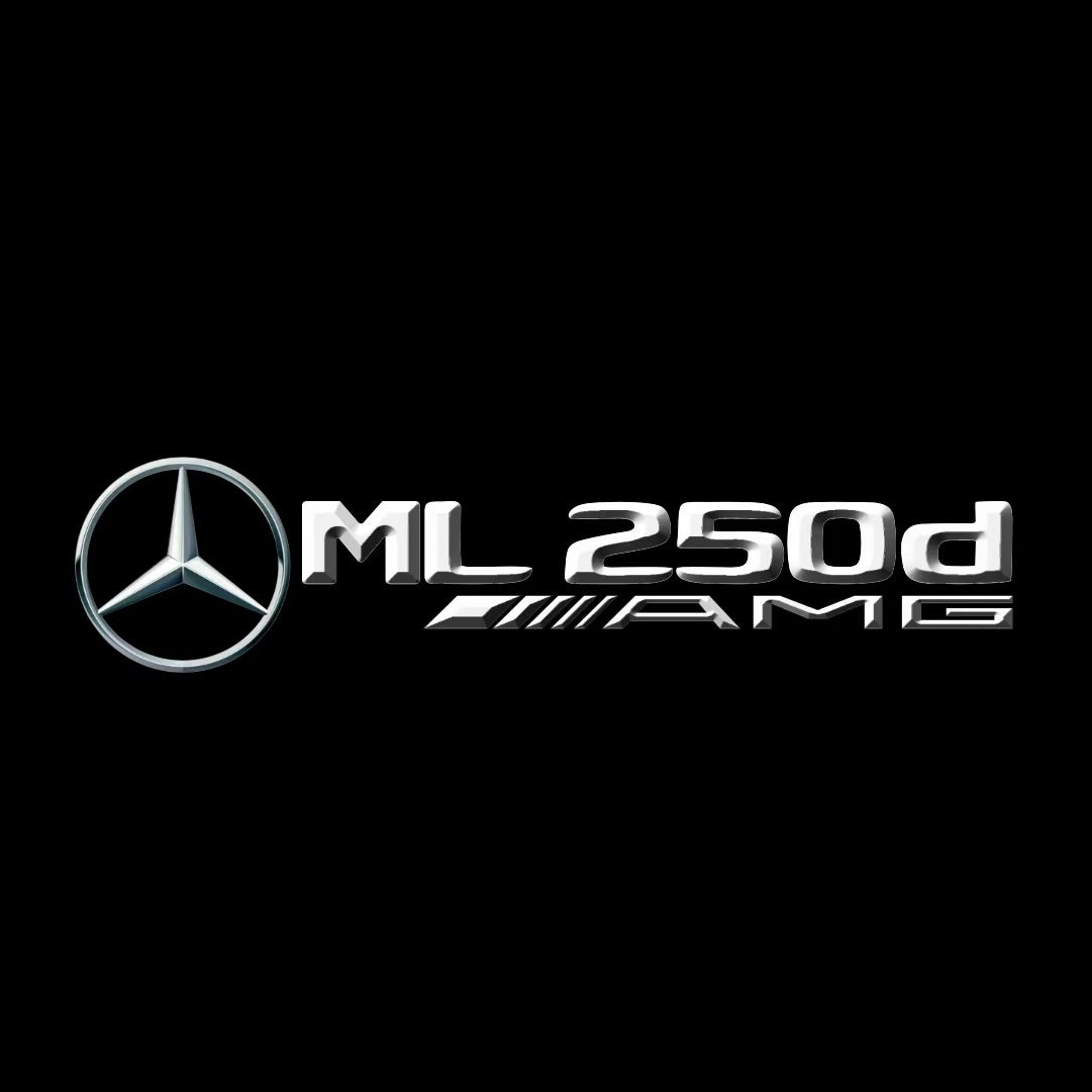 MERCEDES BENZ LOGO PROJECTOT LIGHTS Nr.03 (Menge 1 = 1 Sätze/2 Türleuchten)
