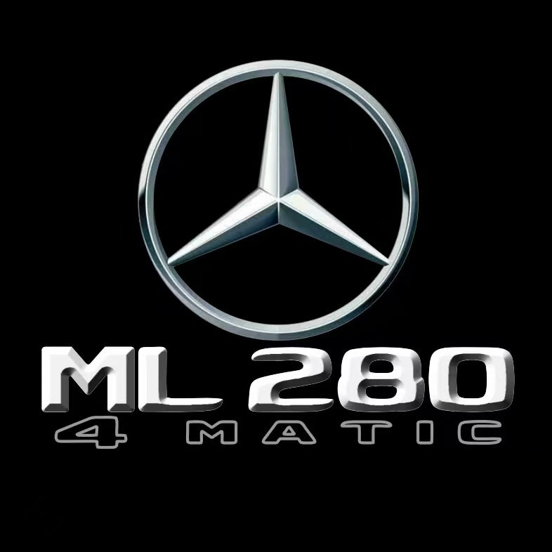 LUCI PROIETTORI LOGO MERCEDES BENZ Nr.03 (quantità 1 = 1 set / 2 luci porta)