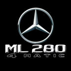 LUCI PROIETTORI LOGO MERCEDES BENZ Nr.03 (quantità 1 = 1 set / 2 luci porta)