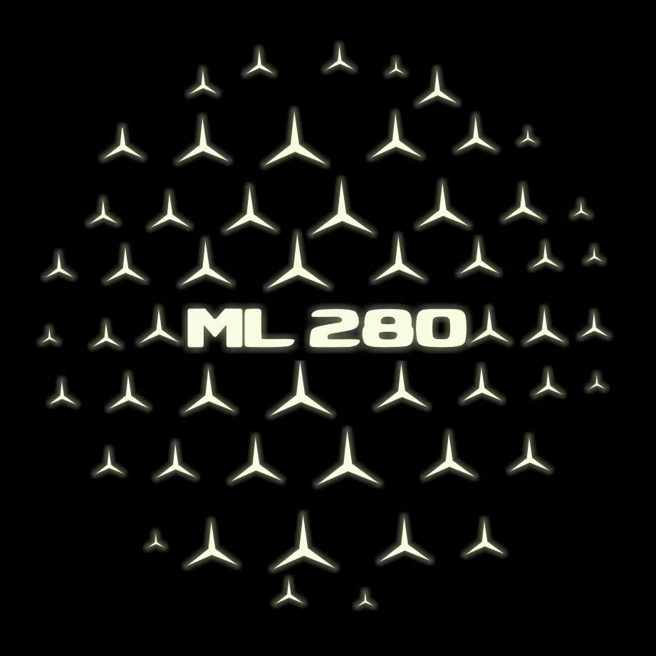 MERCEDES BENZ LOGO PROJECTOT LIGHTS Nr.03 (Menge 1 = 1 Sätze/2 Türleuchten)