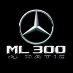 MERCEDES BENZ LOGO PROJECTOT LIGHTS Nr.03 (Menge 1 = 1 Sätze/2 Türleuchten)