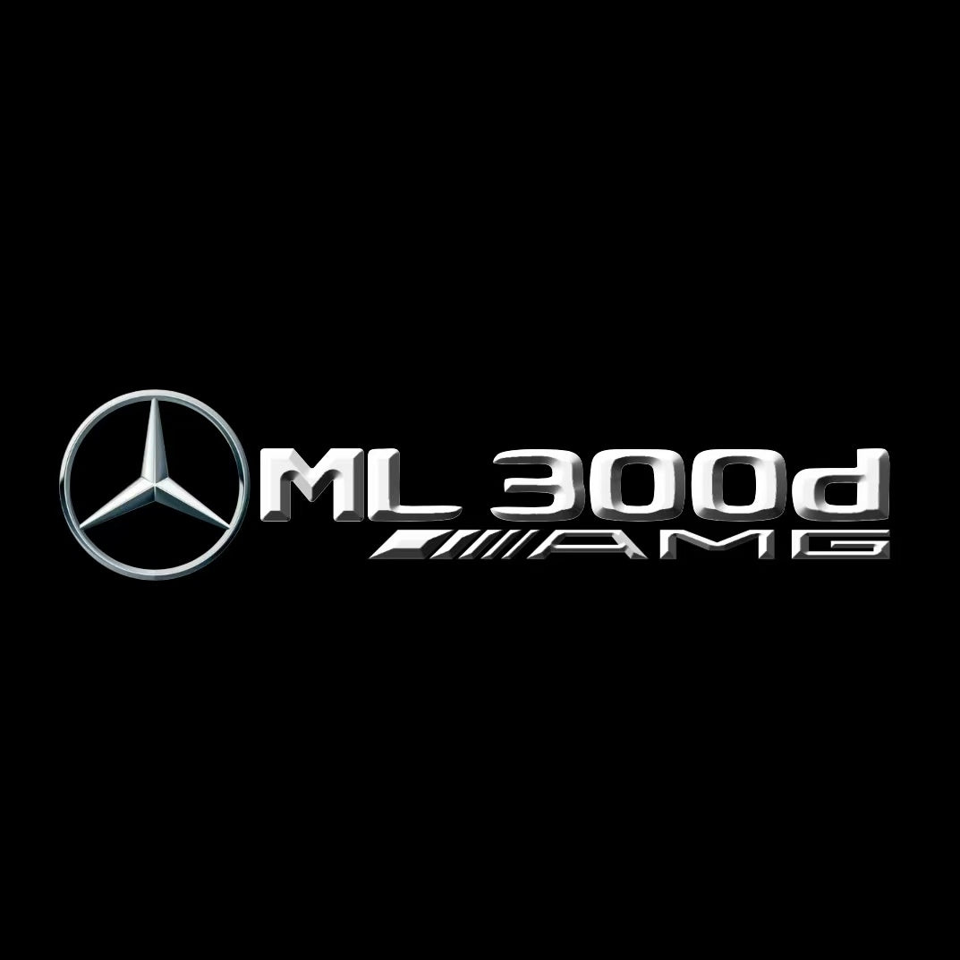 MERCEDES BENZ LOGO PROJECTOT LIGHTS Nr.03 (Menge 1 = 1 Sätze/2 Türleuchten)