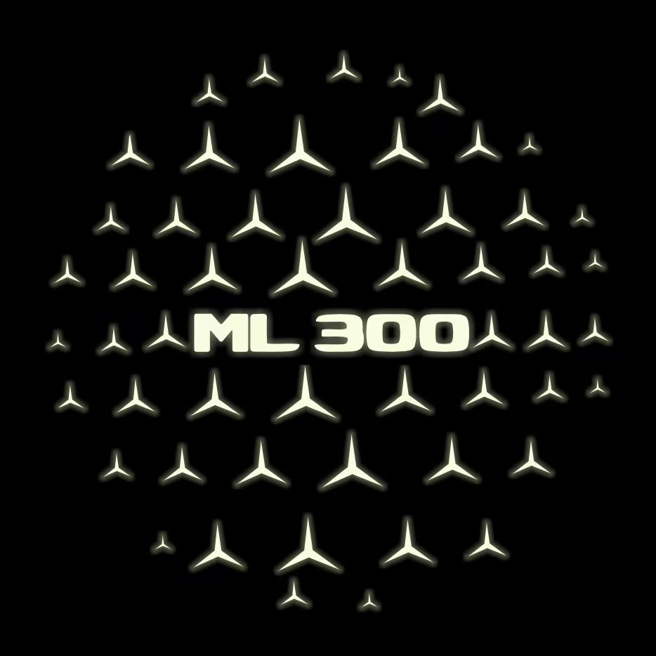 MERCEDES BENZ LOGO PROJECTOT LIGHTS Nr.03 (Menge 1 = 1 Sätze/2 Türleuchten)