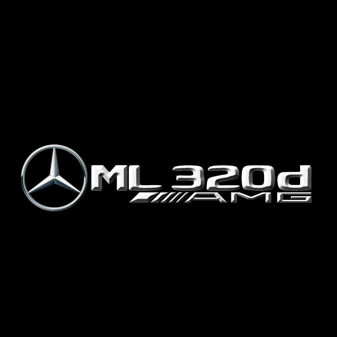 MERCEDES BENZ LOGO PROJECTOT LIGHTS Nr.03 (Menge 1 = 1 Sätze/2 Türleuchten)