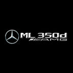 MERCEDES BENZ LOGO PROJECTOT LIGHTS Nr.03 (Menge 1 = 1 Sätze/2 Türleuchten)