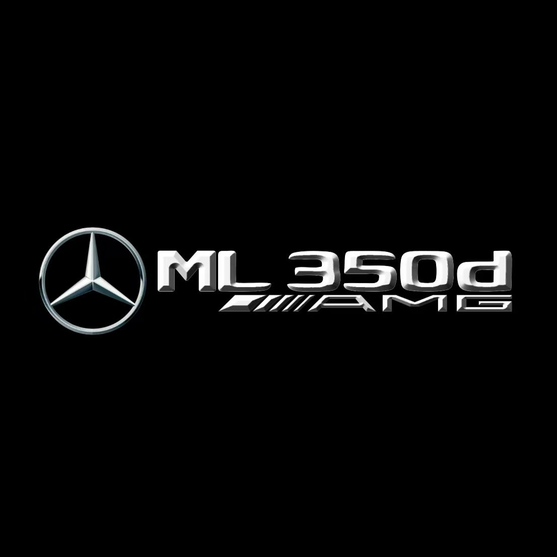MERCEDES BENZ LOGO PROJECTOT LIGHTS Nr.03 (Menge 1 = 1 Sätze/2 Türleuchten)