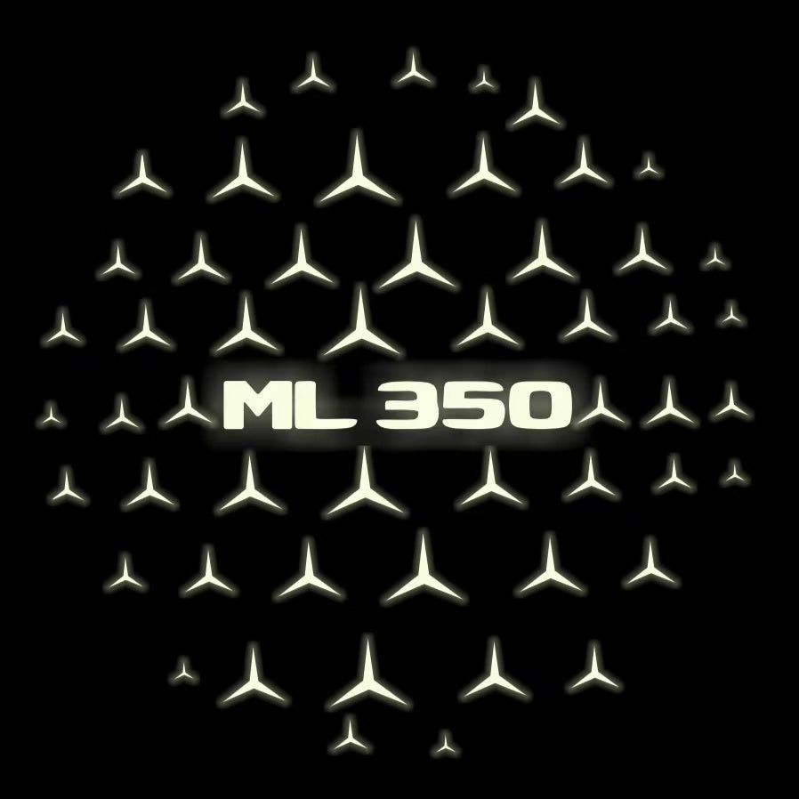 MERCEDES BENZ LOGO PROJECTOT LIGHTS Nr.03 (Menge 1 = 1 Sätze/2 Türleuchten)