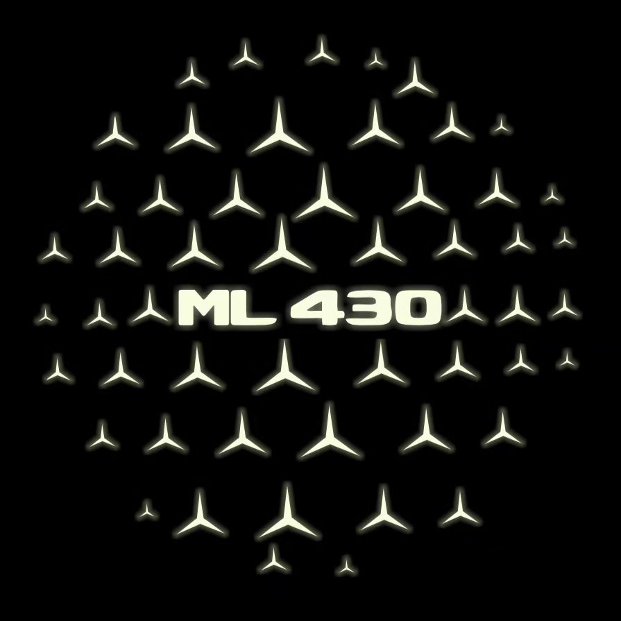 MERCEDES BENZ LOGO PROJECTOT LIGHTS Nr.03 (Menge 1 = 1 Sätze/2 Türleuchten)