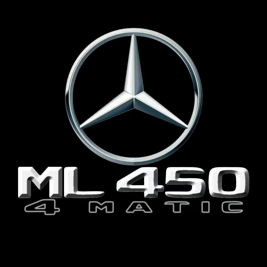 LUCI PROIETTORI LOGO MERCEDES BENZ Nr.03 (quantità 1 = 1 set / 2 luci porta)