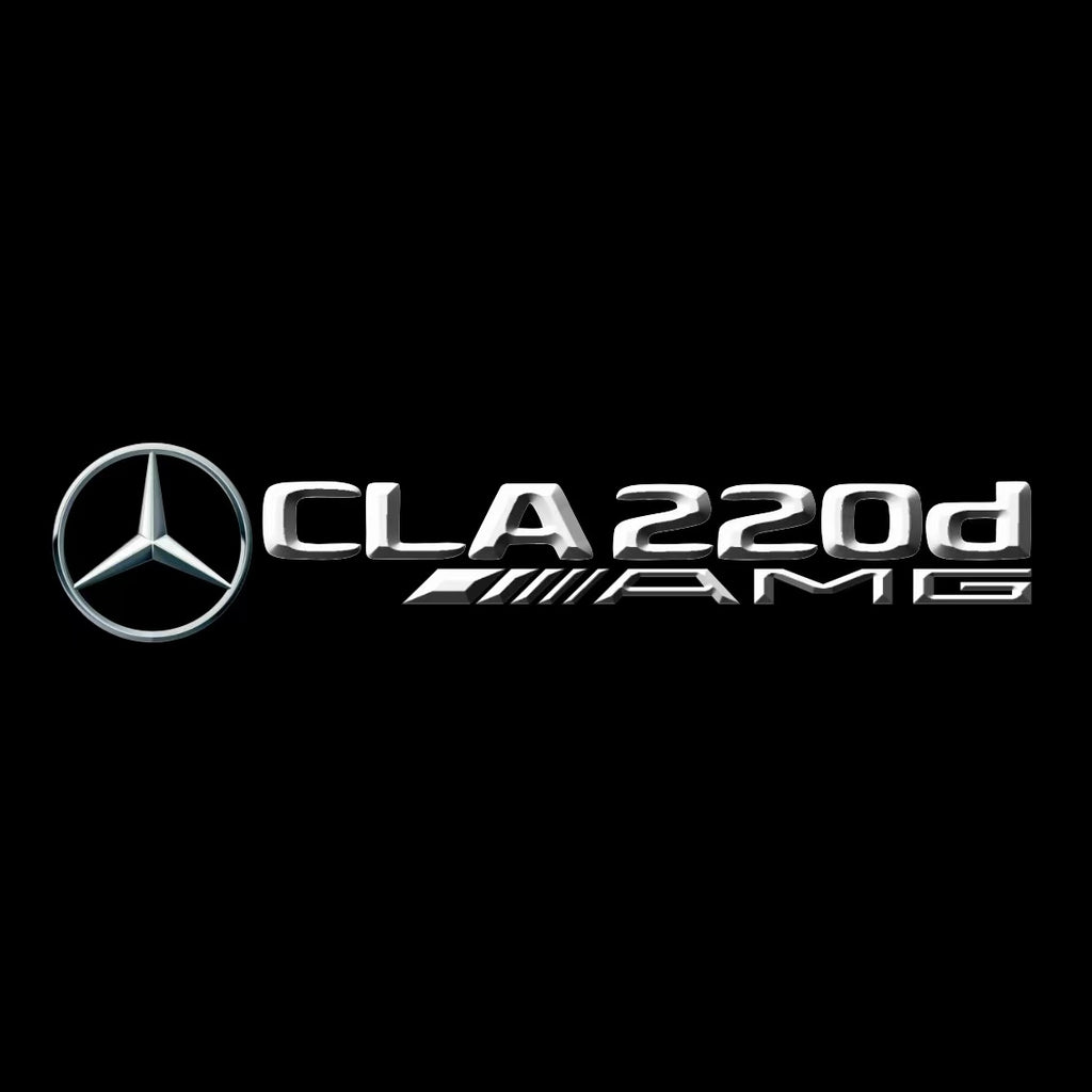 LUCI PROIETTORI LOGO MERCEDES BENZ Nr.03 (quantità 1 = 1 set / 2 luci porta)