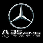 LUCI PROIETTORI LOGO MERCEDES BENZ Nr.03 (quantità 1 = 1 set / 2 luci porta)