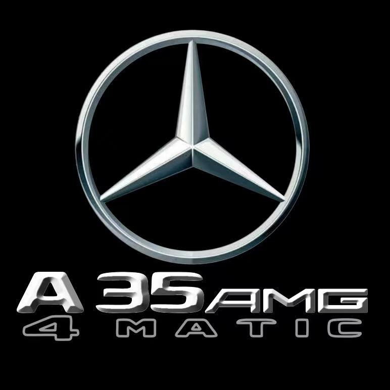 LUCI PROIETTORI LOGO MERCEDES BENZ Nr.03 (quantità 1 = 1 set / 2 luci porta)