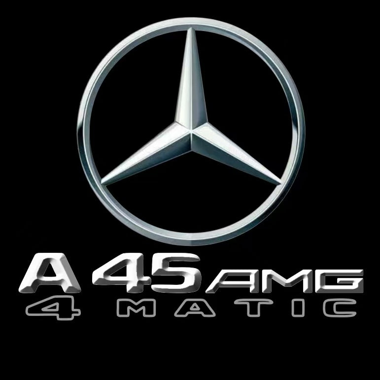 أضواء بروجكتور شعار MERCEDES BENZ رقم 03 (الكمية 1 = 1 مجموعة / 2 أضواء باب)