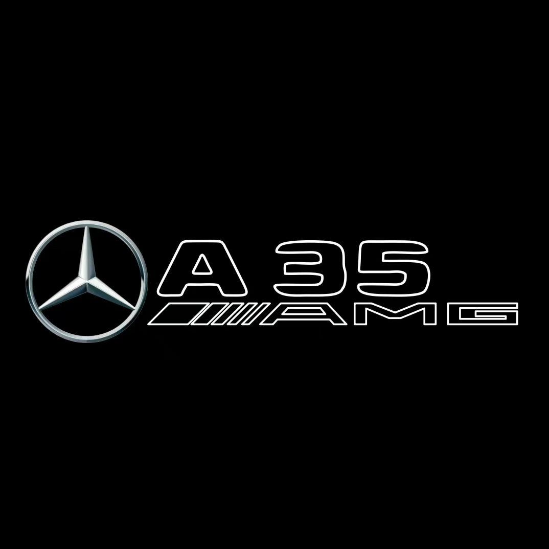 LUCI PROIETTORI LOGO MERCEDES BENZ Nr.03 (quantità 1 = 1 set / 2 luci porta)
