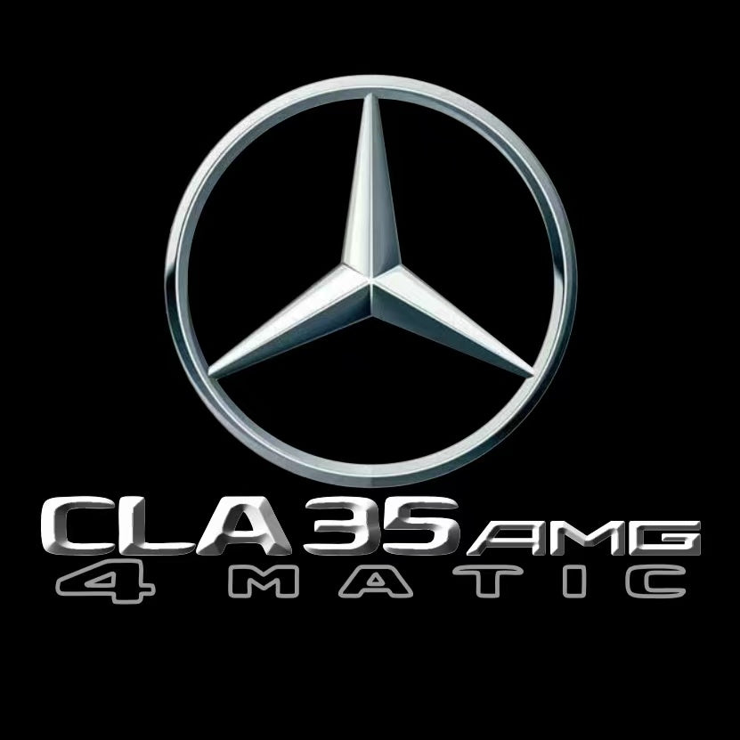 LUCI PROIETTORI LOGO MERCEDES BENZ Nr.03 (quantità 1 = 1 set / 2 luci porta)
