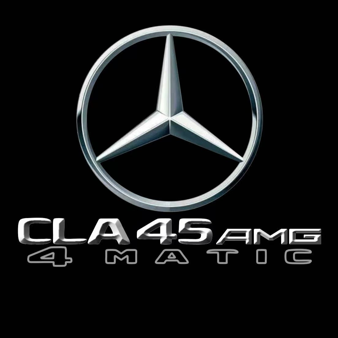 LUCI PROIETTORI LOGO MERCEDES BENZ Nr.03 (quantità 1 = 1 set / 2 luci porta)