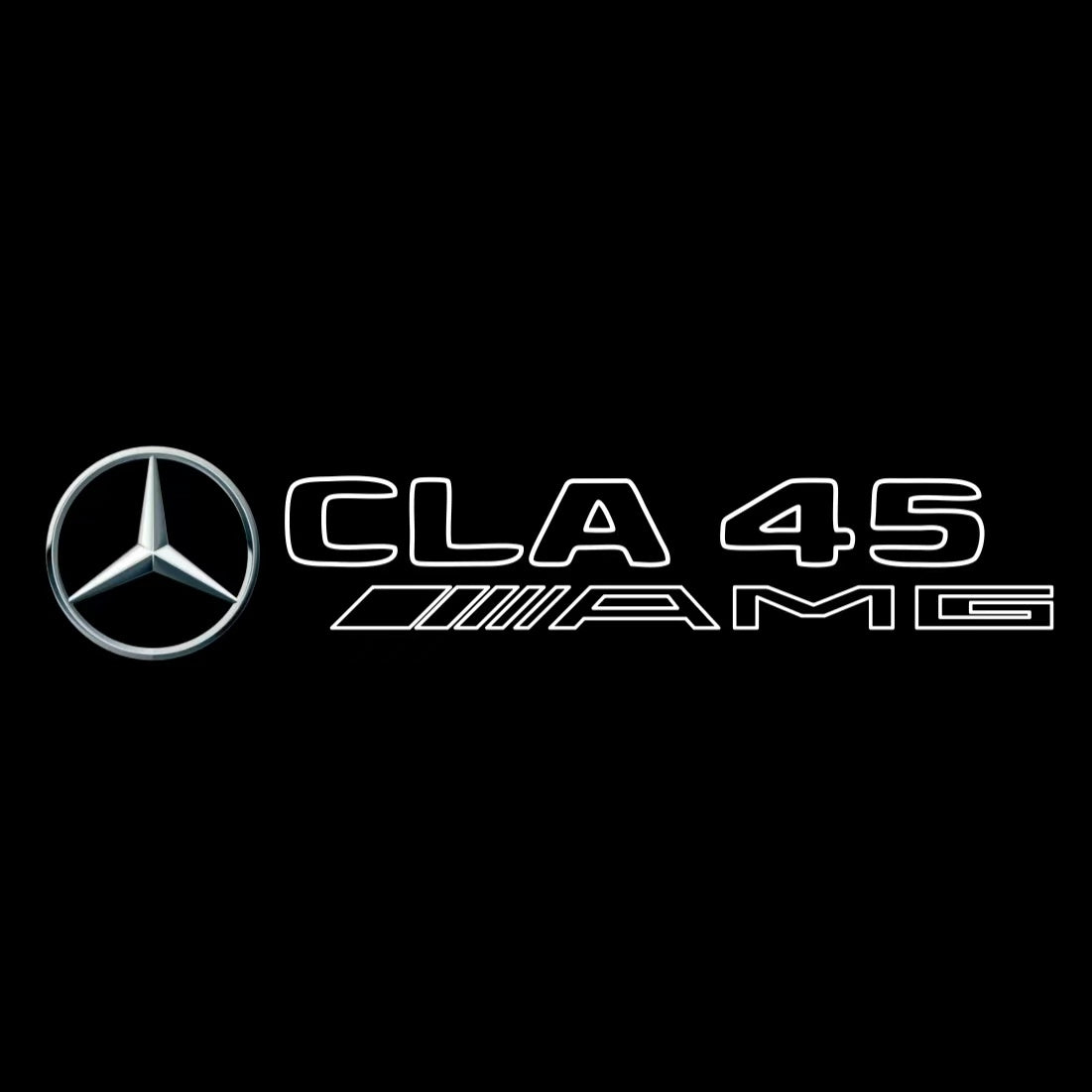MERCEDES BENZ LOGO PROJECTOT LIGHTS Nr.03 (Menge 1 = 1 Sätze/2 Türleuchten)
