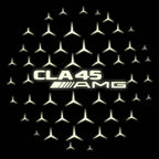 LUCI PROIETTORI LOGO MERCEDES BENZ Nr.03 (quantità 1 = 1 set / 2 luci porta)